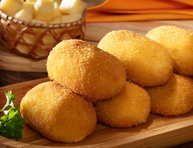 Salgados Gourmet p/ Fritar ou já Fritos - Pão de Queijo Mineirão